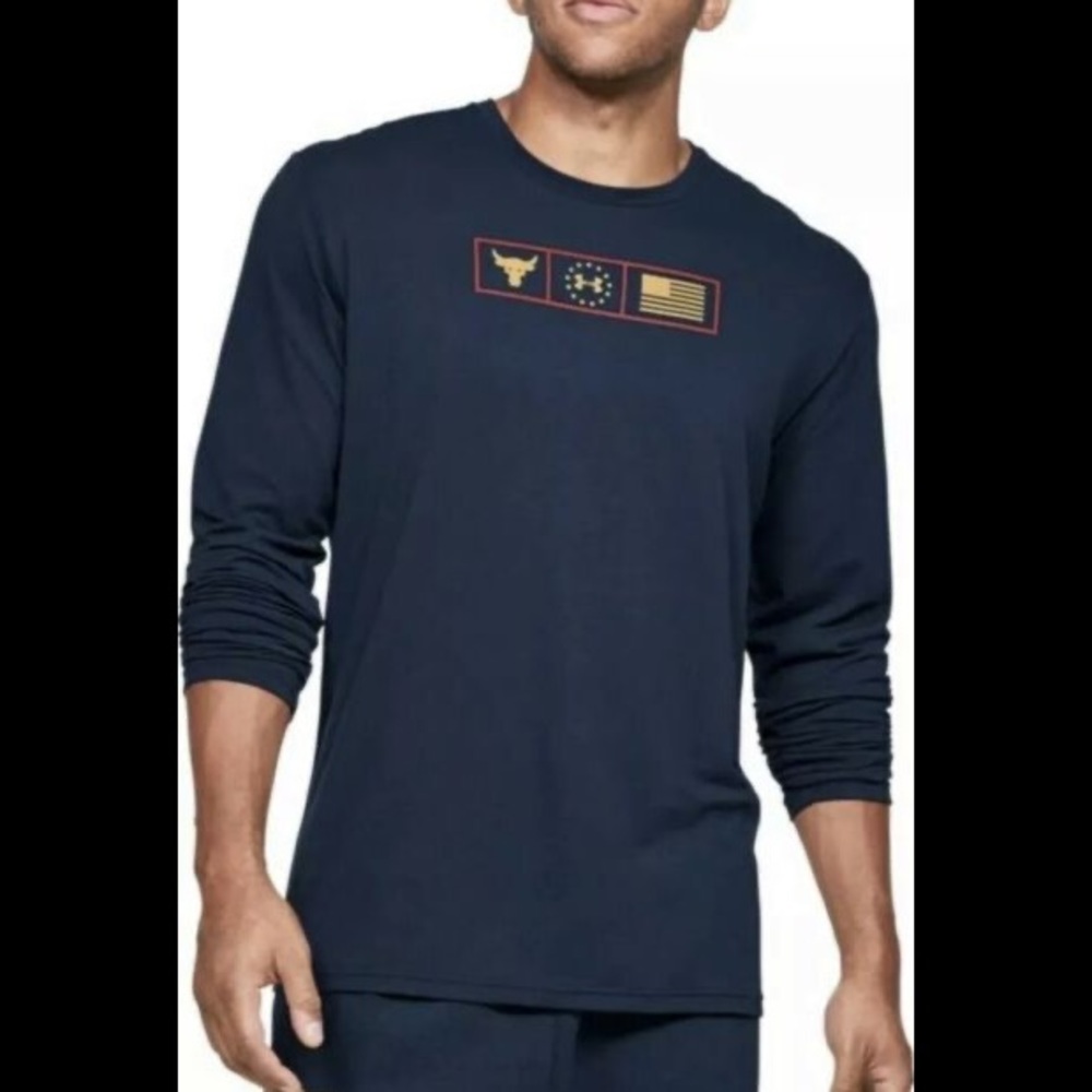 🆕💪🏽PROJECT ROCK UNDER ARMOUR SHIRT💪🏽🆕 - Picture 3 of 13